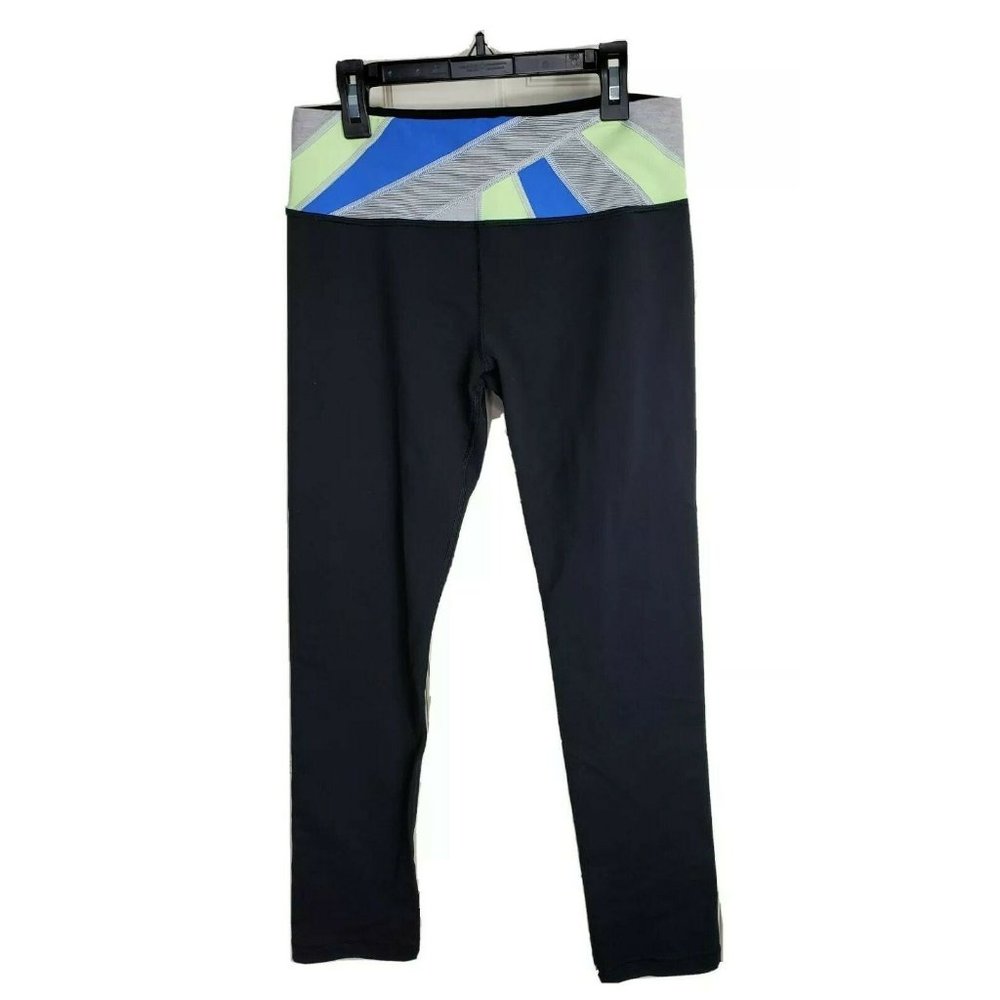 Lululemon Yoga Pants Sz 6 Womens Black/MultiColor